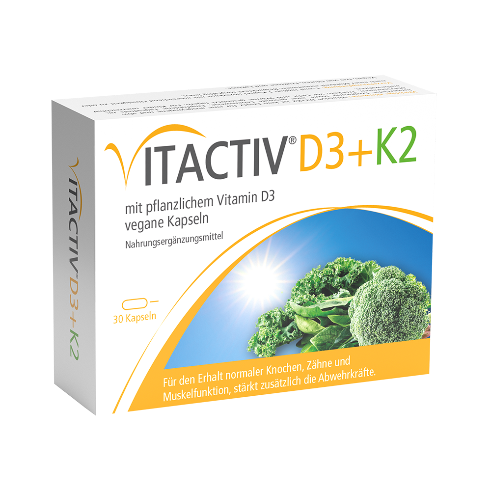 Vitactiv D3+K2 Kapseln_30er