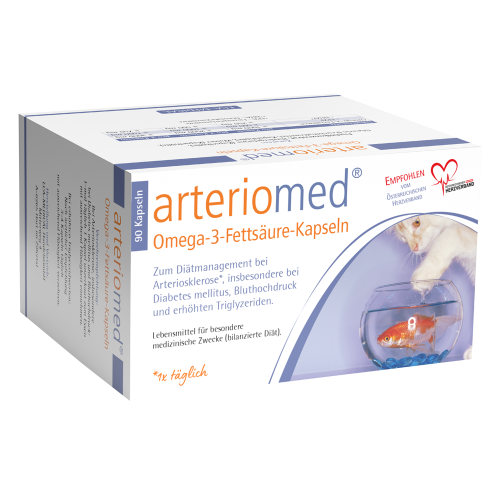 arteriomed-90er-Omega 3 Fettsäure Kapseln